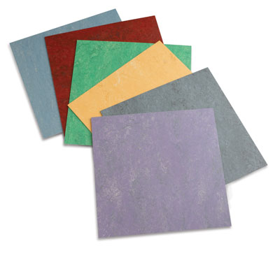 Marmoleum, the first choice in natural, organic linoleum, has been around for more than 100 years. Made from wood flour, rosins, and linseed oil on a natural jute backing, Marmoleum is truly environmentally sound flooring. Its natural antibacterial properties help prevent unhealthy bacteria and deter household mites. Estimated installation, including material and labor, ranges between $4.50 to $9 per square foot. (800) 842-7839, themarmoleumstore.com.